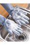 Magic gloves magic dishwashing glove kitchen bathroom cleaning brush auto household work practical - 2