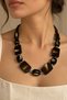 Women's Geometric Bead Detailed Stylish Design Necklace