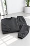 Men's Premium Quality 3-Thread Ribbed Crew Neck Sweat Suit Set - 6