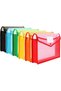 A4 Plastic Wallets, 5 Pcs Popper Wallet Plastic Document Folder Premium Pockets Files Envelope for S