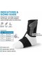 Prim Textile Drop Foot Orthosis, Dynamic Gait Support and Dorsal Flexion Assist for Laced Shoes with Inner Gel Achilles Pad and Padded Instep, Left/Right and XS–L Size Variations (Medium, Right) - 7