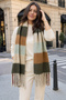 Double-Sided Winter Shoulder Shawl Scarf 180X45 cm - 2