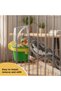كوب نظيف للحيوانات الأليفة من شركة Pet Company، كوب طعام وماء للطيور، متوسط الحجم، الألوان قد تختلف - 7