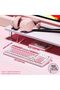 لوحة مفاتيح ألعاب لاسلكية S99، لوحة مفاتيح كمبيوتر لاسلكية، لوحة مفاتيح بلوتوث كريمية اللون قابلة للتخصيص بثلاثة أوضاع - 4