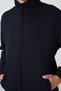 Navy Blue Cotton Thick Fleece Soft Textured Standard Fit Embroidered Boys' Tracksuit Set - 11256 - 2