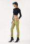 Women's Pistachio Green Italian Sequin Lycra Washable Pants Size 38 - 44 - 3