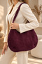 Viona 100% Genuine Leather Stylish, Modern Design Suede Hand and Shoulder Bag with Puppies - 3