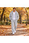Unisex Hooded Cardigan Tracksuit Set 2-Piece Combination - 2