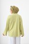 Women's Crew Neck Slim Line Long Sleeve T-Shirt Fat Green - 5