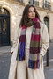 Double-Sided Winter Shoulder Shawl Scarf 180X45 cm