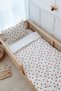 Montessori Duvet Cover and Fitted Sheet Set - Iconic Series - Red Hearts - 3