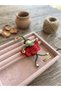 Handmade Knitted Baby Strawberry Luck Keychain & Bag Charm - 3