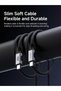 كابل شحن سريع 240 واط، كابل USB-C مرن ونحيف لنقل البيانات بسرعة 480 ميجابت في الثانية، مناسب للآيفون - 2