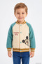 Mickey Figured Three-Thread Embroidered Children's College Coat - 26K 2654