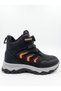 Boy's Mechanism Lace-Up Fur Lined Non-Slip Sole Winter Boots - 2