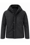 Men's Shoftshell Fabric Water and Wind Resistant Long Coat - 5