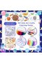 Disposable Kids Coloring Tablecovers – Giant 72x30 Inch Rectangular Activity Drawing Graffiti Poster - 3