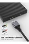 كابل USB 3.0 مايكرو B بطول 3.3 قدم، كابل محرك الأقراص الصلبة الخارجي USB A إلى مايكرو B متوافق مع محركات الأقراص الصلبة - 3
