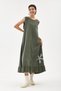 Khaki Italian 100% Cotton Velvet Suit with Sequin Jacket and Dress in Velvet Size 38 - 44 - 5