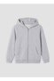 Hooded Zippered 3 Thread Raster Children's Sweatshirt - 2