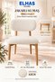 Jacquard Fabric Bohemian Pattern Full Cover Apple Model Chair Cover – 2 Pieces (1 Piece)