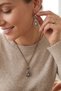 Zircon Stone Water Drop Figured Earrings and Necklace Set