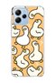 Poco M6 Pro 5g Compatible Cute Duck Orange Printed Transparent Phone Case