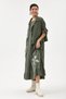Khaki Italian 100% Cotton Velvet Suit with Sequin Jacket and Dress in Velvet Size 38 - 44 - 2