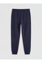 Lcw Kids Navy Blue Elastic Waist Girl's Jogger Sweatpants - 2