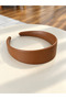 3-Piece Leather Crown Set – Black, Brown, Cream - 7