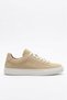 Zrj122 High Quality Basic Comfortable Lace-Up Men's Sneaker - Suede Beige - 3