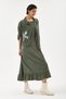 Khaki Italian 100% Cotton Velvet Suit with Sequin Jacket and Dress in Velvet Size 38 - 44 - 3