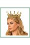 Royal Medieval Gold Queen Princess Crown with Stones Renaissance Costume Bsk2026