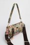 Women's Retro Floral Patterned Lock Charm Detailed Hand Shoulder and Crossbody Bag Alice - 4