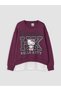 Lcw Kids Purple Hello Kitty Printed Girls' Tracksuit Set - 4