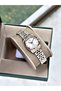 Special Design Silver-Copper Color 5 Atm Japanese Miyota Hardlex Crystal Glass Stone Complete Steel Women Wristwatch S04552Jgp - 3