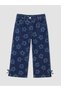 Esvab • Modern & Distinctive Wide-Leg Floral Girls' Jeans - 2