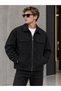 Men's Thin Gabardine Fabric Coat with Inner Lining