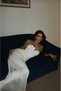 Women's Satin Strapless Dress - 2