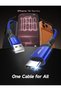 كابل USB C [عبوة من قطعتين بطول 1 متر]، سلك USB A إلى Type C للشحن السريع 3.1 أمبير، أحمر اللون - 8