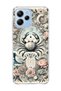 Redmi 12 Compatible Transparent Phone Case with Crab Sign Printed