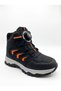 Boy's Mechanism Lace-Up Fur Lined Non-Slip Sole Winter Boots - 3