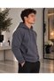 Men's Premium Quality 3 Threaded Kangaroo Pocket Hooded Sweatshirt - 4