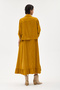 Mustard Italian 100% Cotton Velvet Suit with Sequined Jacket and Dress in Velvet Size 38 - 44 - 4