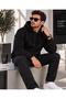 Men's Premium Quality 3 Threaded Kangaroo Pocket Hooded Sweatshirt - 4