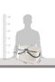 Knits Style Shopping Plastic Basket - White, Rectangular - 6