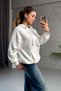 Women's Hooded Kangaroo Pocket 3 String Sweat 21615 - 3