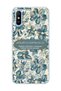 Redmi 9A Compatible Blue Flower Prayer Printed Transparent Phone Case