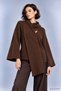Shawl Collar Ribbed Oversize Knitwear Sweater 2505 Natural - 3