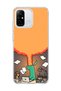 Redmi 12C Compatible Green Dinosaur Funny Printed Transparent Phone Case